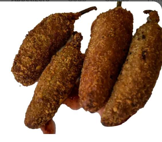 Stuffed Green Chillies With Beef(5pcs)