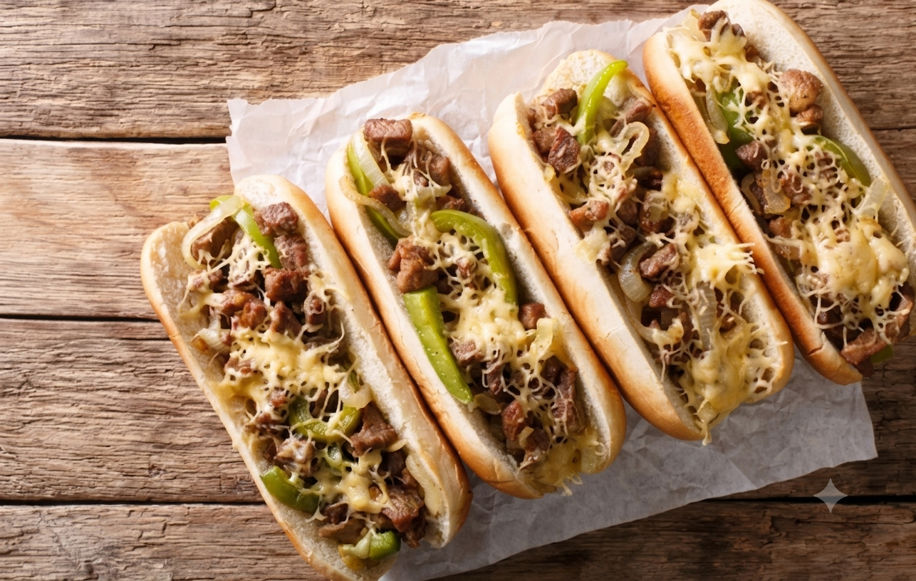 Philly Cheese Steak Sandwich