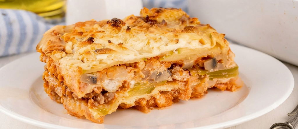 Chicken Mushroom Lasagna