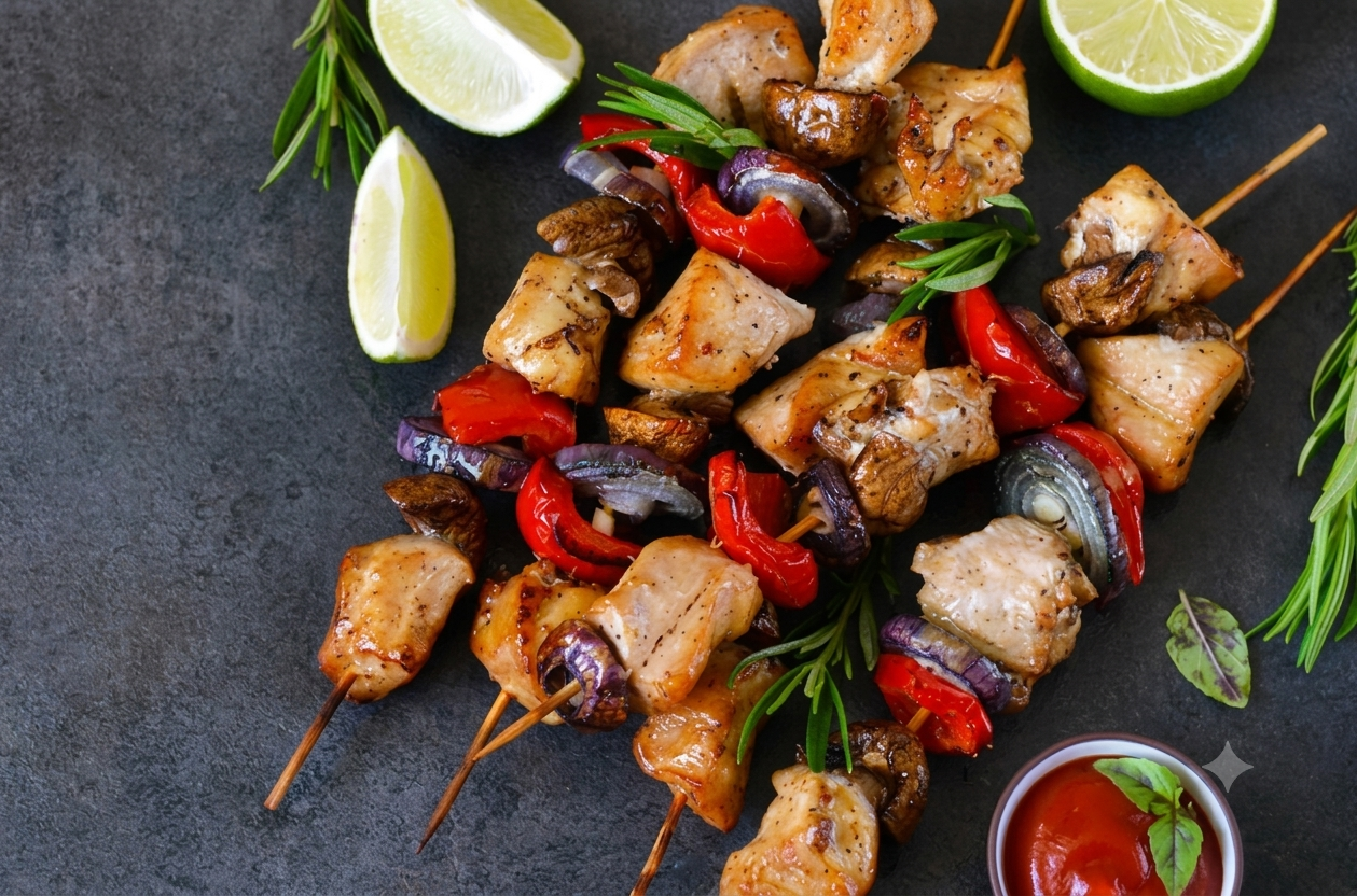 Peri Peri Chicken Skewers