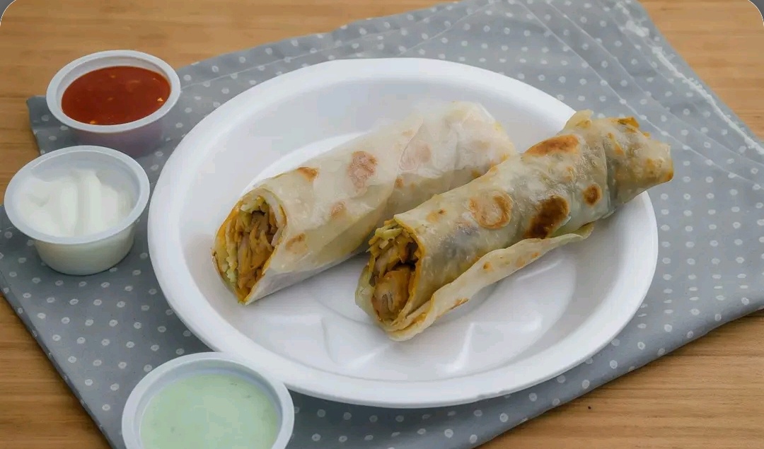 Chicken Seekh Kabab Paratha Roll